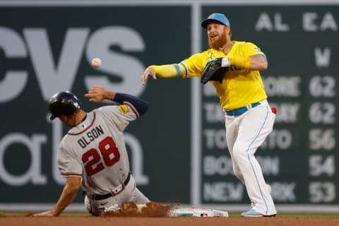 Matt Olson gets a rash from sliding into second. This is why he chooses to hit so many home runs. 