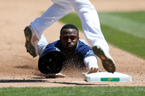 Randy Arozarena leads the Rays with seven stolen bases.