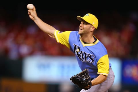 Brad Boxberger wearing the players weekend jerseys.