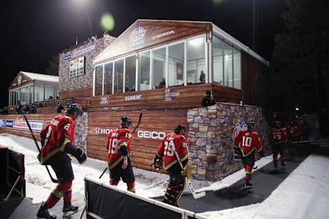 NHL Outdoors At Lake Tahoe - Vegas Golden Knights v Colorado Avalanche