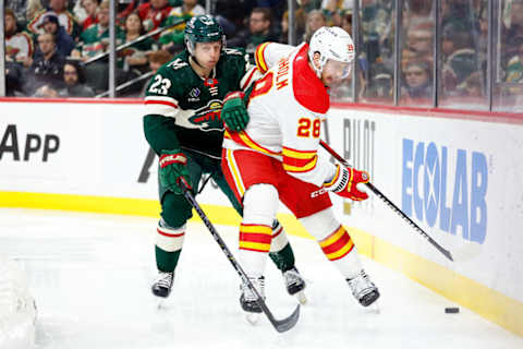 Calgary Flames v Minnesota Wild