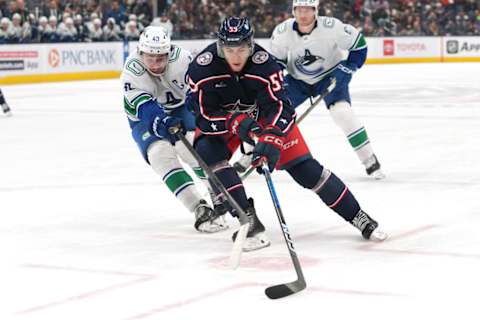 Vancouver Canucks v Columbus Blue Jackets