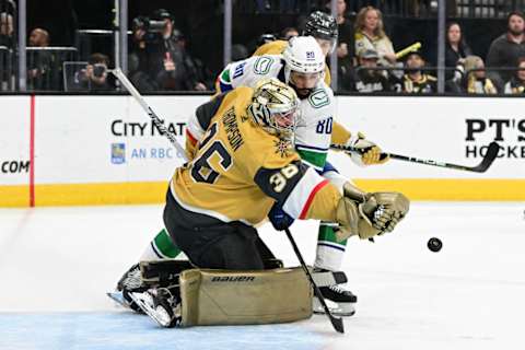 Vancouver Canucks v Vegas Golden Knights