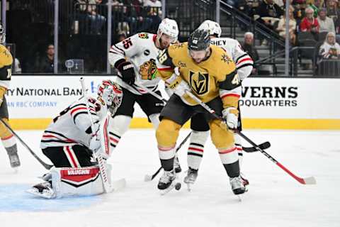 Chicago Blackhawks v Vegas Golden Knights