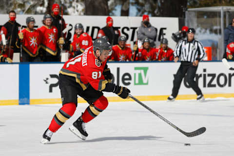 NHL Outdoors At Lake Tahoe - Vegas Golden Knights v Colorado Avalanche