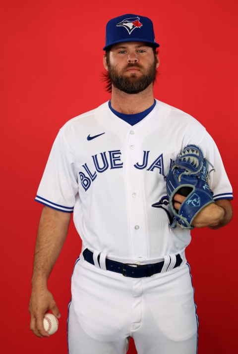 Former Blue Jays pitcher Matt Peacock is pictured.