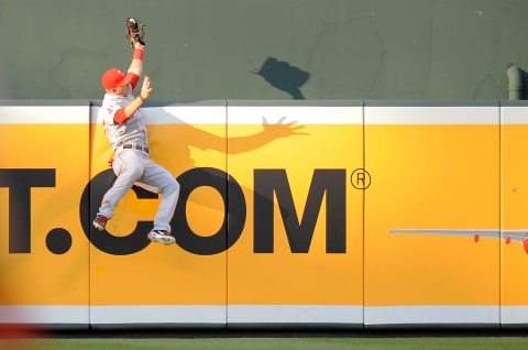 Los Angeles Angels' outfielder Mike Trout is the definition of an 80 FV overall player.