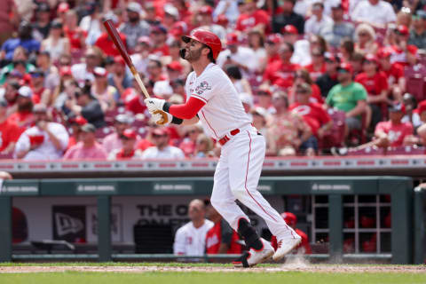 Cincinnati Reds outfielder Tyler Naquin.