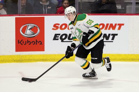 Oliver Bonk is also having a strong season for the Knights and could provide a spark on the backend if selected to Canada's final roster. 