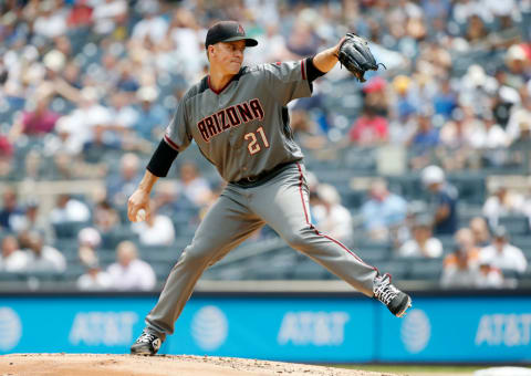 Zack Greinke in his final start as a Diamondbacks' player