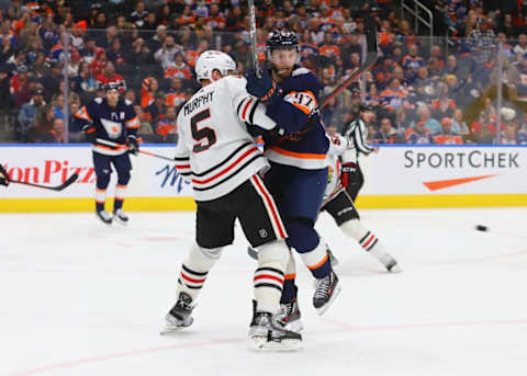 Chicago Black Hawks v Edmonton Oilers