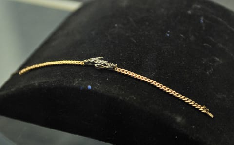 The owner of this "Amy" bracelet has never been identified.