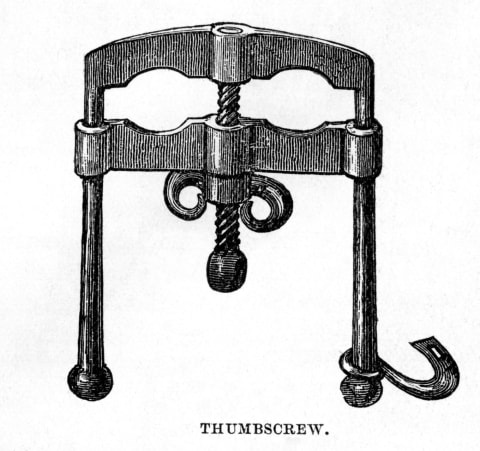 Thumbscrew, illustration