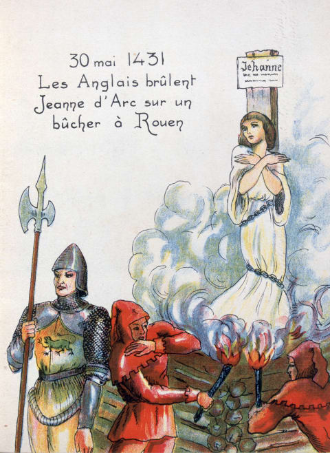 Joan of Arc executed by the English, 30 May 1431 (20th century).