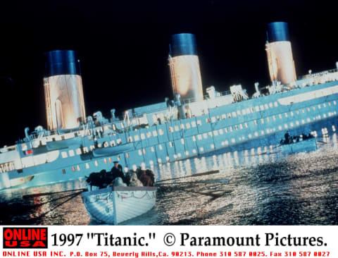 The 'Titanic' sinks in 'Titanic.'