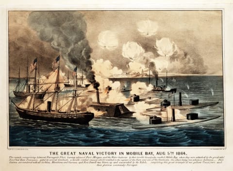 Great Naval Victory In Mobile Bay