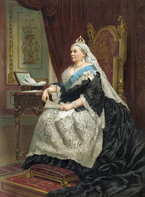 Queen Victoria of England in 1887.