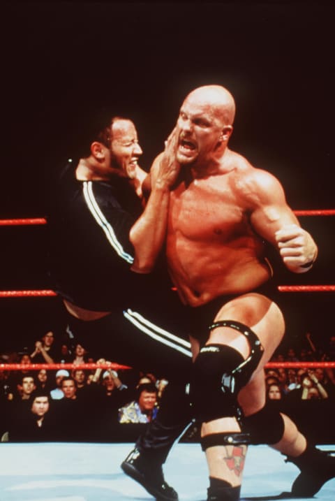 The Rock and "Stone Cold" Steve Austin.