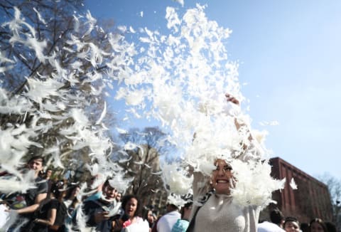 International Pillow Fight Day in New York City