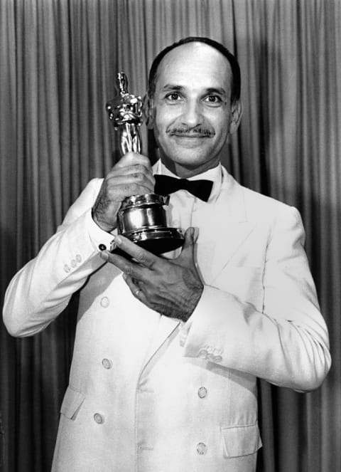 Ben Kingsley with his Oscar for 'Gandhi.'