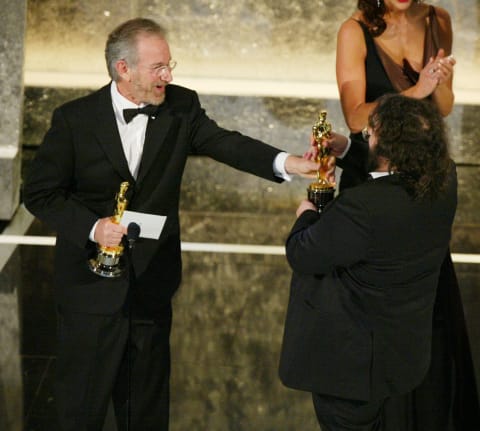 Steven Spielberg winning for 'Schindler's List.'