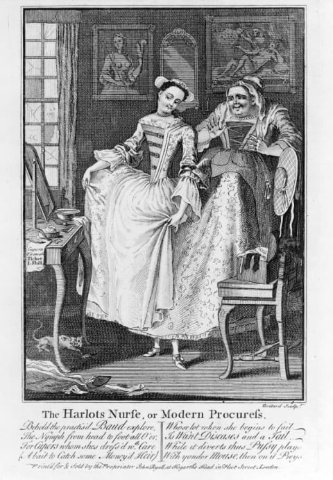 The Harlots Nurse Or Modern Procuress