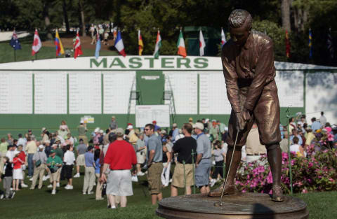 The Bobby Jones sun dial at the Augusta National Golf Club.