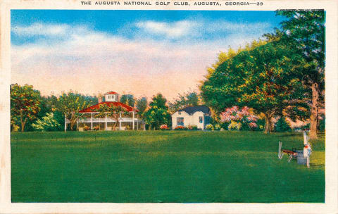 Augusta National Golf Club House, circa 1935.