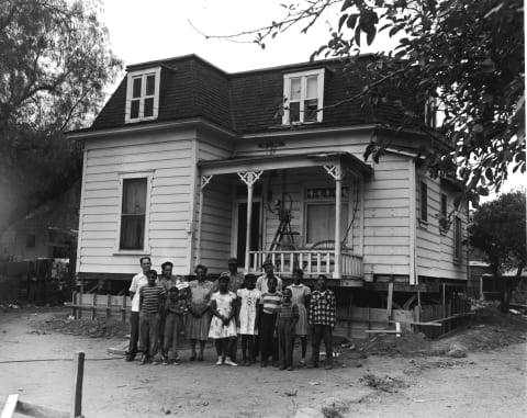 The Robinson family home.