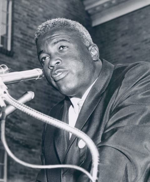 Jackie Robinson switched political affiliations in the 1960s.