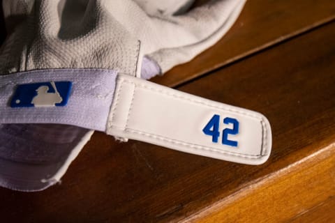 Every player in Major League Baseball wears 42 on Jackie Robinson Day.