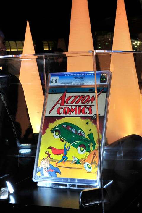 Action Comics No. 1 at San Diego Comic Con.