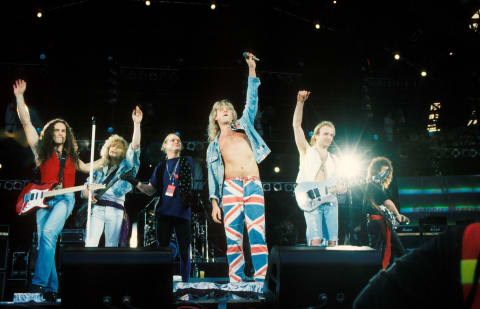 Def Leppard perform at The Freddie Mercury Tribute Concert.