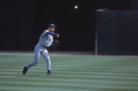 Mariners legend Ichiro Suzuki was known for his laser-like throws from the outfield.