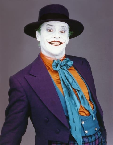 Jack Nicholson in Tim Burton's 'Batman' (1989).