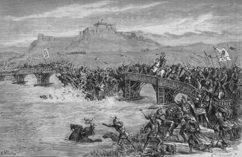 'The Battle of Stirling Bridge' (c. 1880).