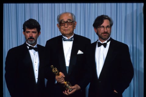 George Lucas, Akira Kurosawa, and Steven Spielberg