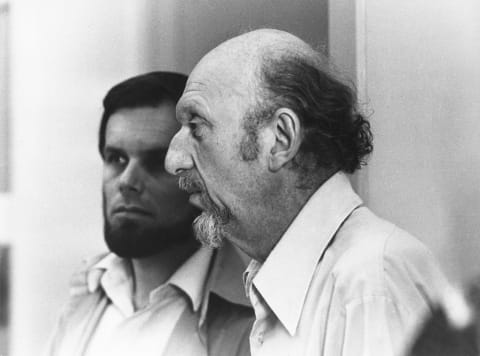 Irvin Kershner on the set of "Star Wars: Episode V - The Empire Strikes Back."