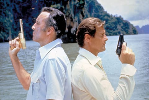 Lee would eventually star in the Bond movie 'The Man With The Golden Gun.'