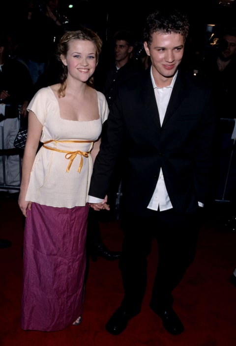 Reese Witherspoon and Ryan Phillippe at the 'Cruel Intentions' (1999) premiere.