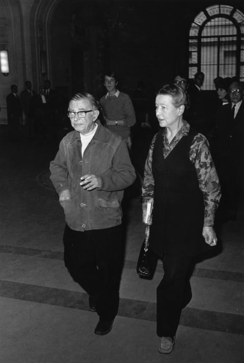 Jean-Paul Sartre and Simone de Beauvoir