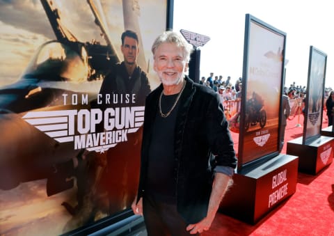 Kenny Loggins re-entered the danger zone on the 'Top Gun: Maverick' red carpet.