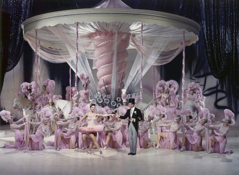 On the set of Ziegfeld Follies