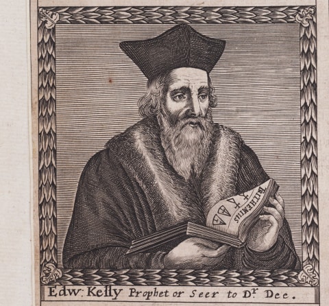 Edward Kelley (From: The order of the Inspirati), 1659. Artist: Anonymous