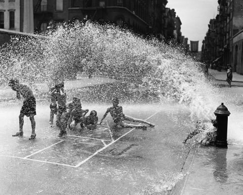 Fire hydrants were the Super Soakers of their day.