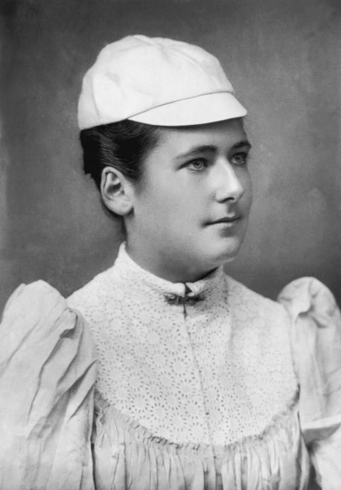 Lottie Dod circa 1890.