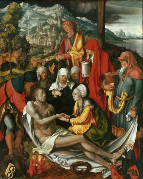 'Lamentation of Christ' by Albrecht Dürer.