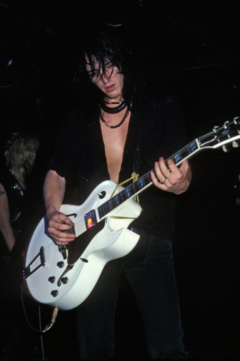 Izzy Stradlin of Guns N' Roses.