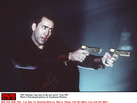 Nicolas Cage in 'Face/Off' (1997).