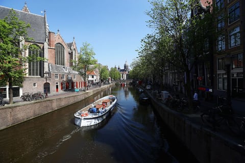 Amsterdam is known for its canals.